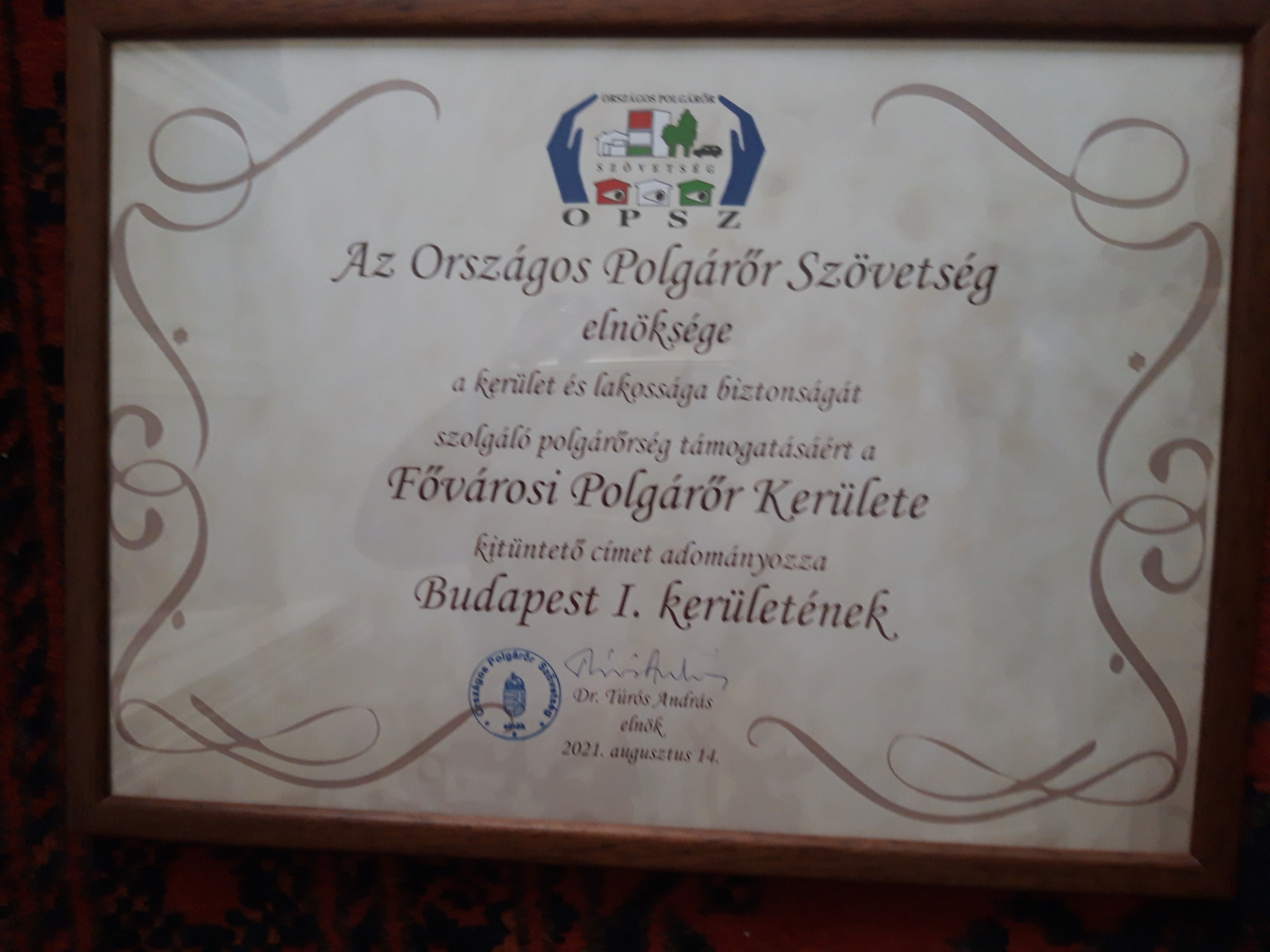 Főváros Polgárőr Kerülete - 2021