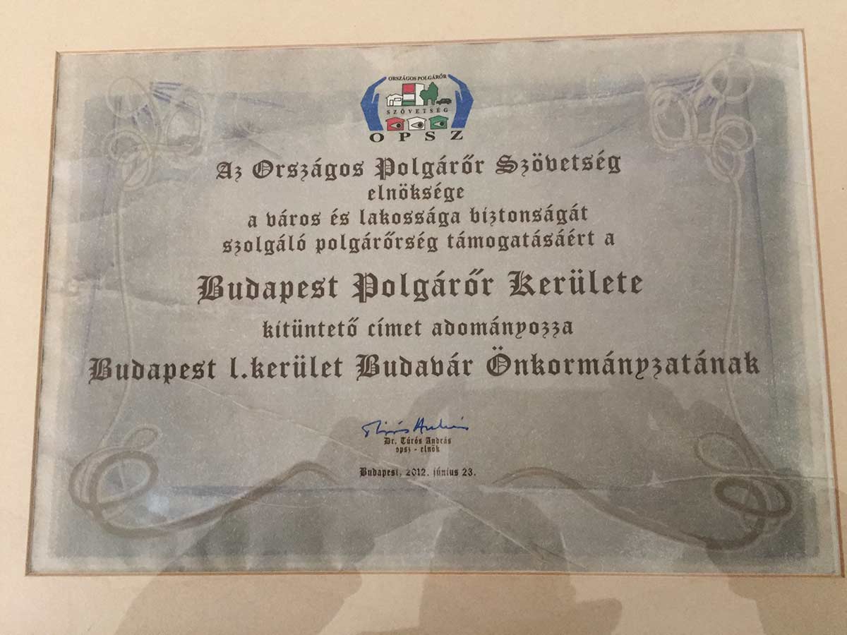 Budapest Polgárőr Kerülete - 2012